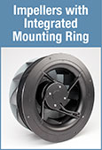 Impellers with Integrated Mounting Ring