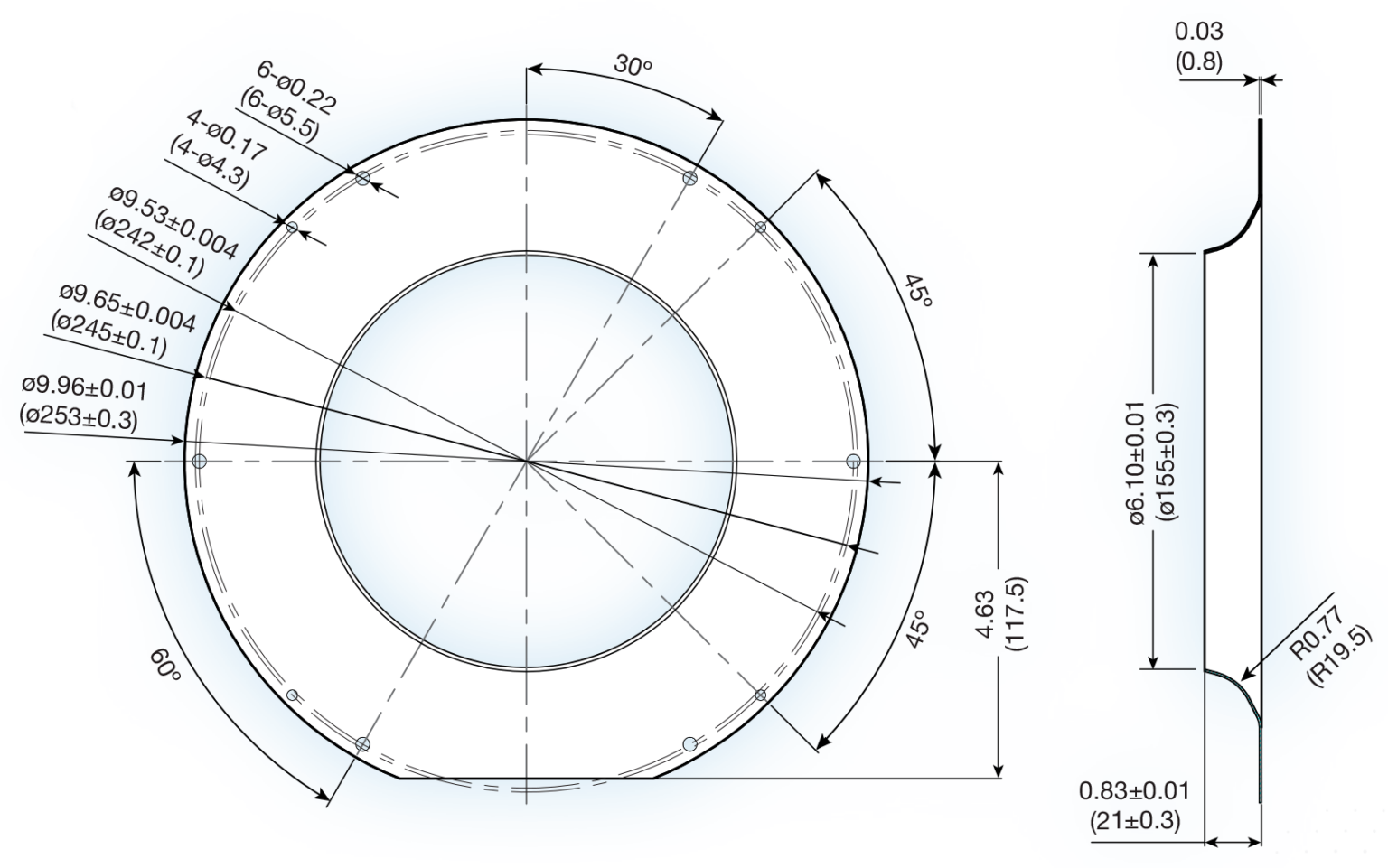 IR-220 Series 223mm (8.78